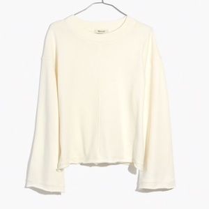 Madewell Flare Sleeve Sweatshirt NWTS